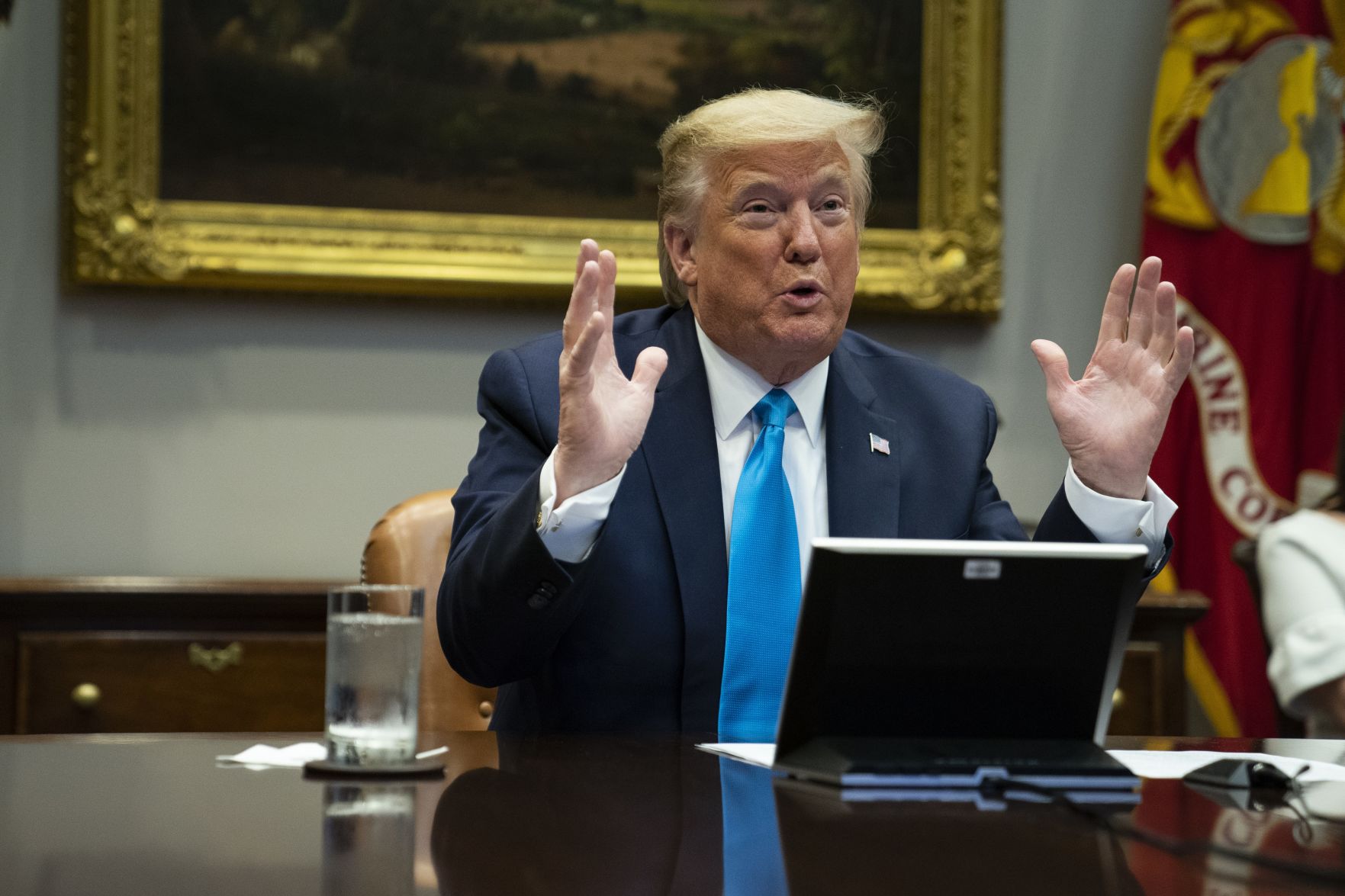 Virus Outbreak Trump